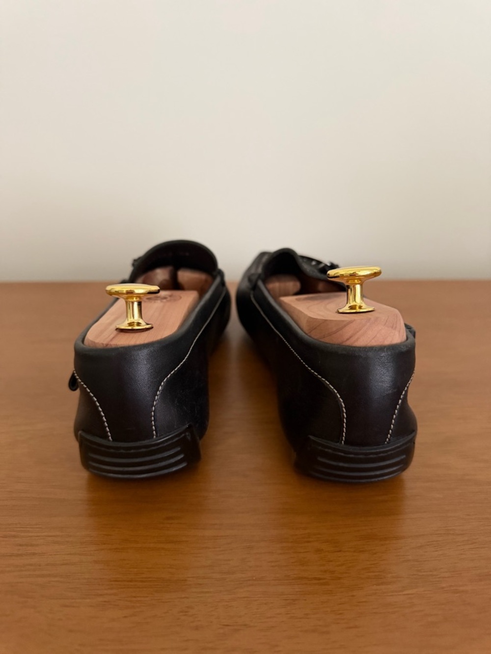 Dior Women’s Black Leather Loafers with Silver Buckle - Picture 4 of 6